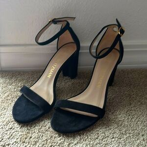 Stuart Weitzman Nearlynude Suede Heels